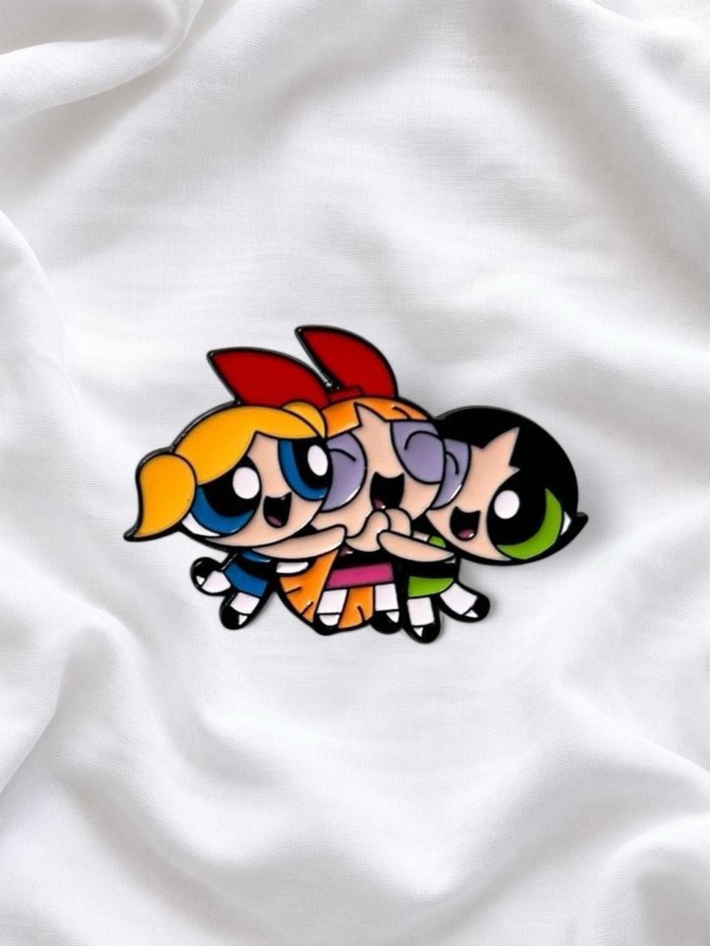 Powerpuff Trio enamel pin
